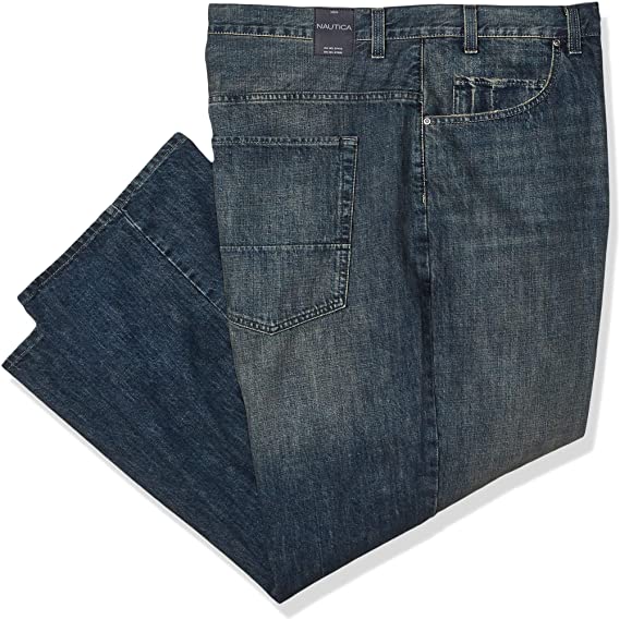 Nautic Men's 5 Pocket Relaxed Fit Stretch Jean