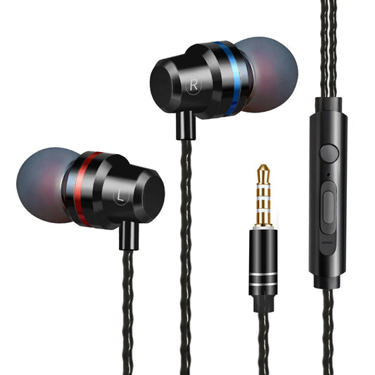 Q5 3.5mm In-ear Super Bass Metal Earphone with Mic