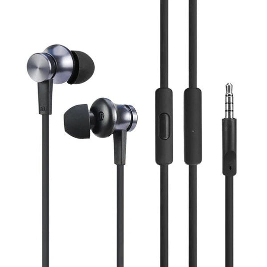 Baomi Piston Basic Edition In-ear Headset Earphone With Mic - Black