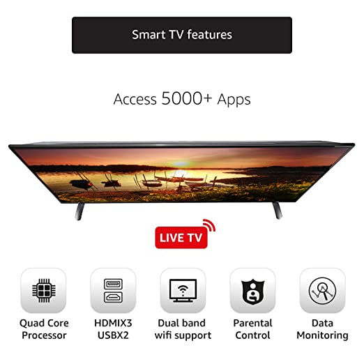Aisny 127cm (50 inch) 4K Ultra HD Smart LED Fire TV