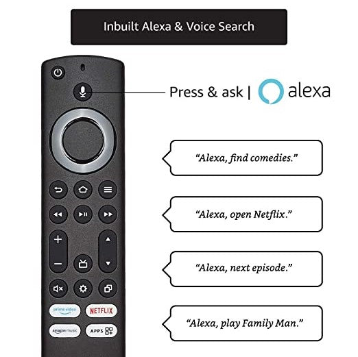 Aisny 127cm (50 inch) 4K Ultra HD Smart LED Fire TV