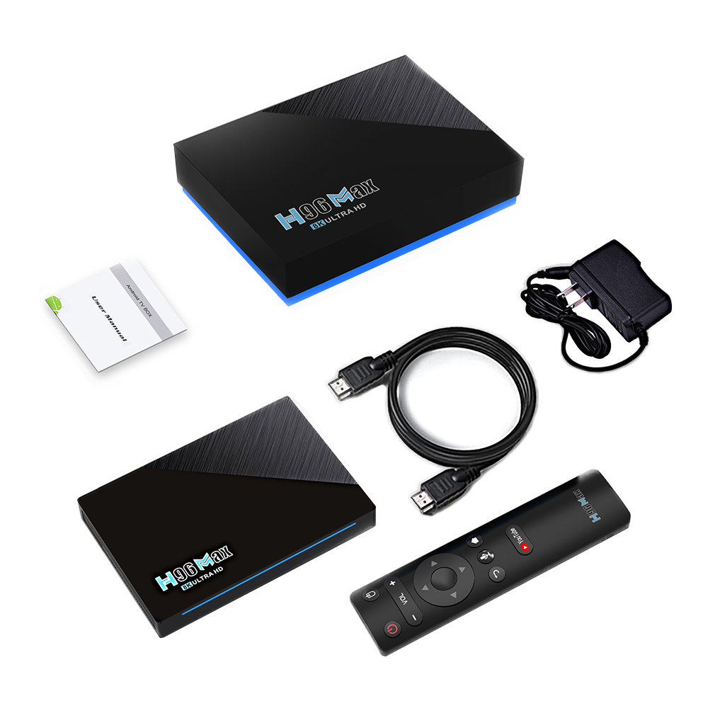 H-MAX RK3566 SDRAM Android 11.0 8K UHD TV Box bluetooth 4.0 5G Wifi