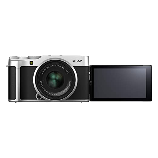 Kujifilms X-A7 24.2 MP Mirrorless Camera with XC 15-45 mm Lens