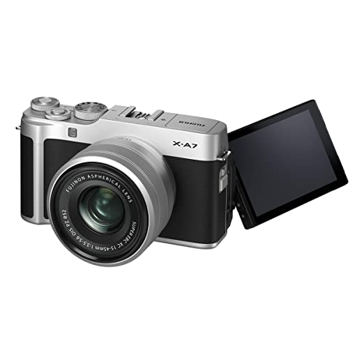 Kujifilms X-A7 24.2 MP Mirrorless Camera with XC 15-45 mm Lens