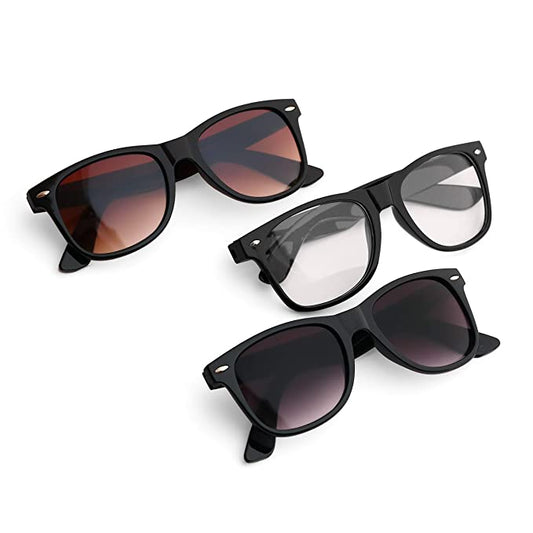 ROYAL Unisex Stylish Oval Sunglasses/Goggles Combo